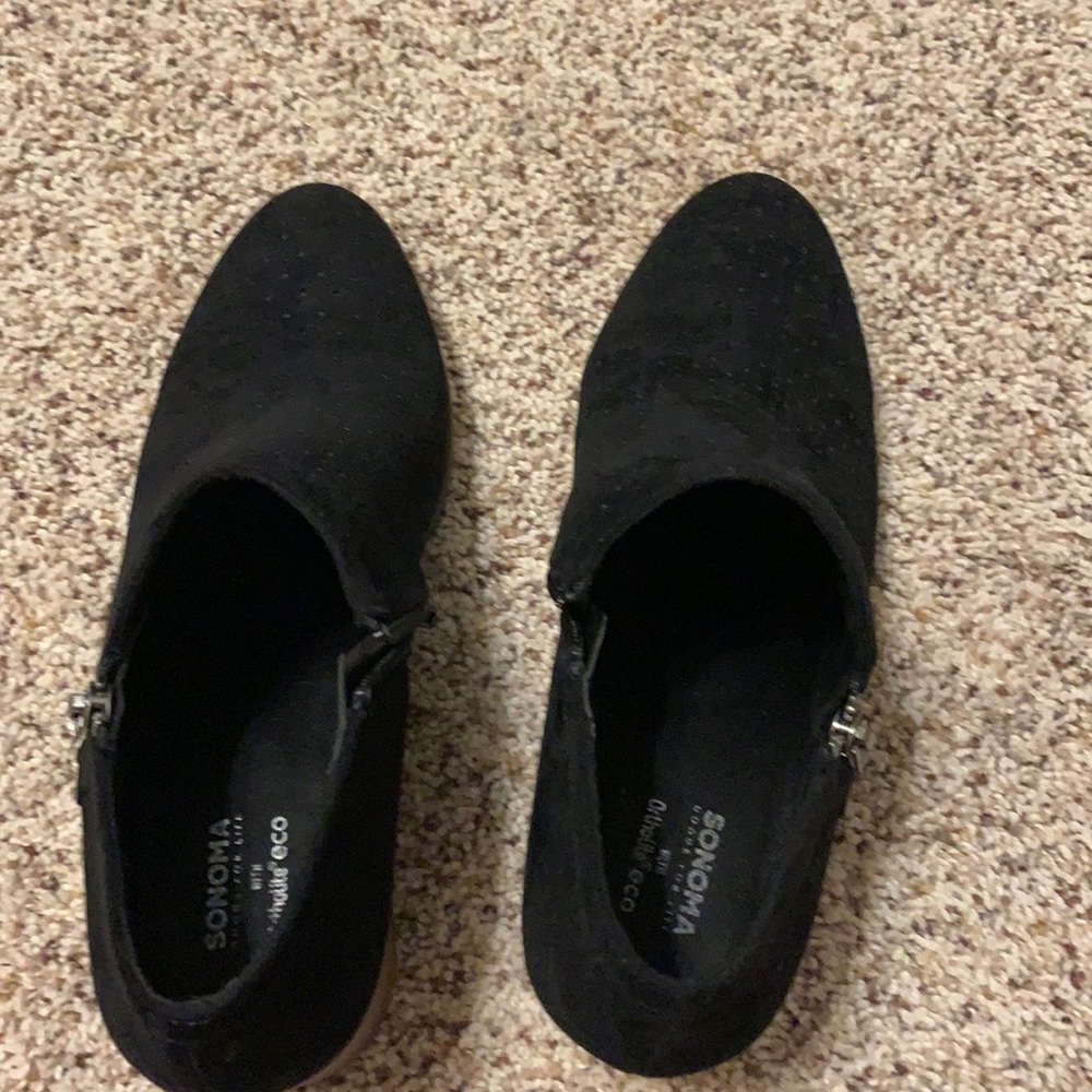 Black ankle boots